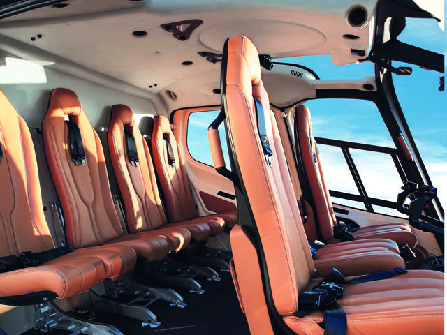 Airbus ACH130 - Luxurious seats
