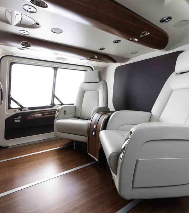 ACH160 Line with Lounge cabin Copyright Ned Dawson ACH160 interior