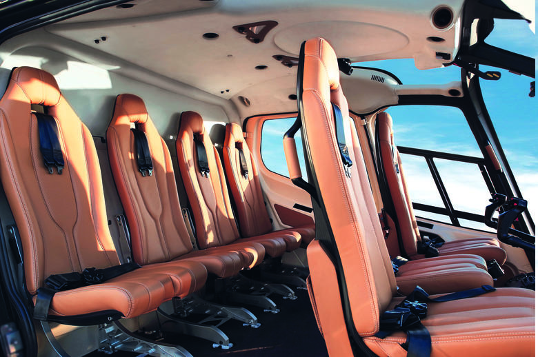 Airbus ACH130 - Luxurious seats